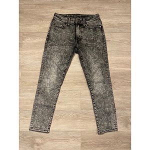 AE men’s acid wash skinny jeans 28x28”